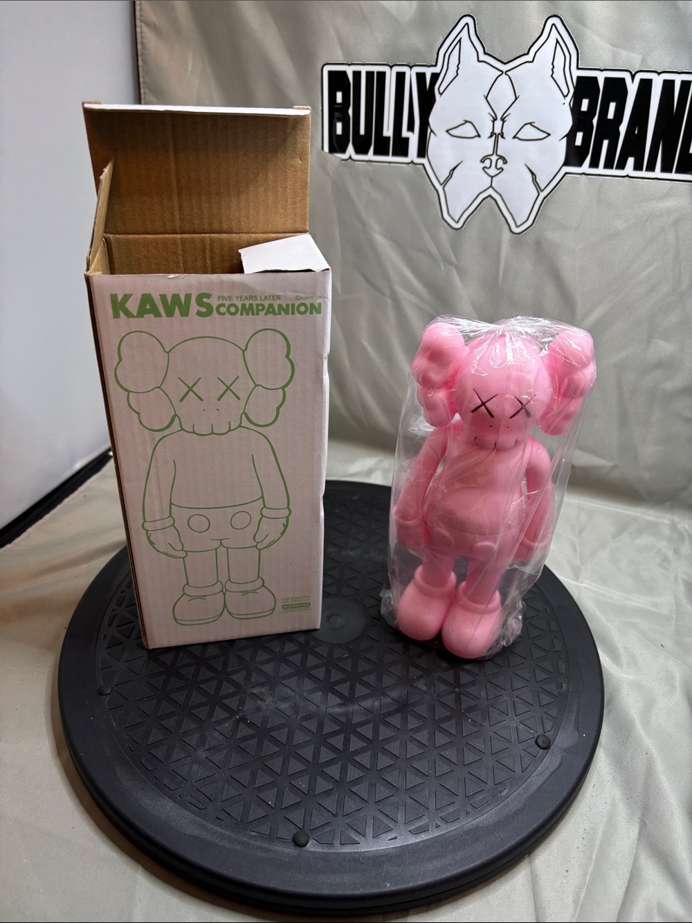 KAWS Pink Companion Vinyl Figure Collectible